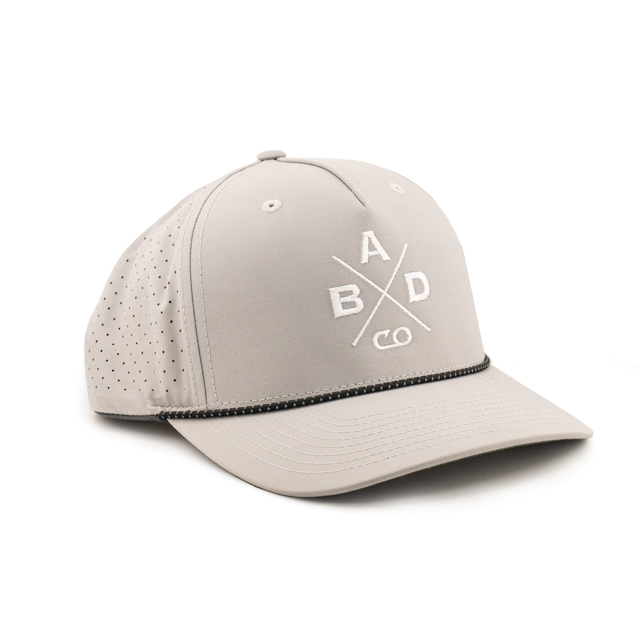 NEW - BADCO X Silver Perforated Rope Snapback Cap – Bad